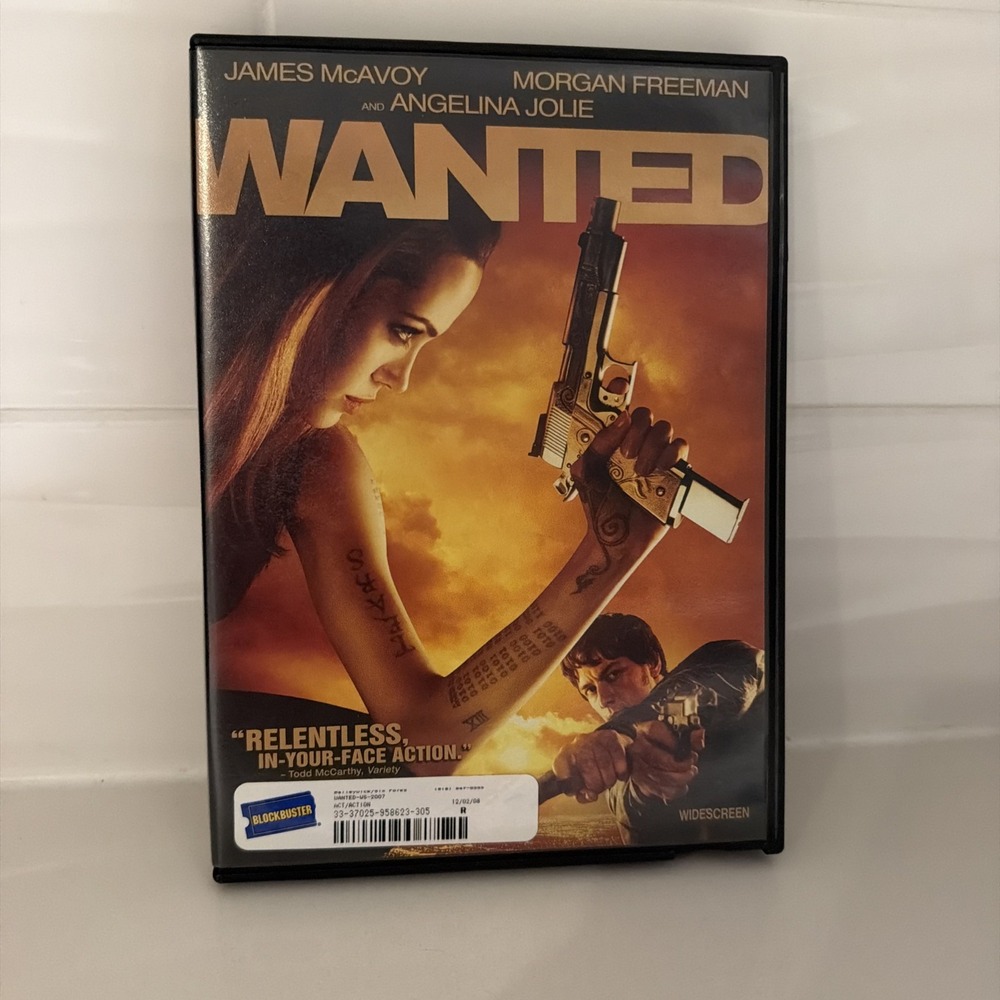 Wanted (Single-Disc Widescreen Edition) [DVD] - DVD - VERY GOOD Blockbuster